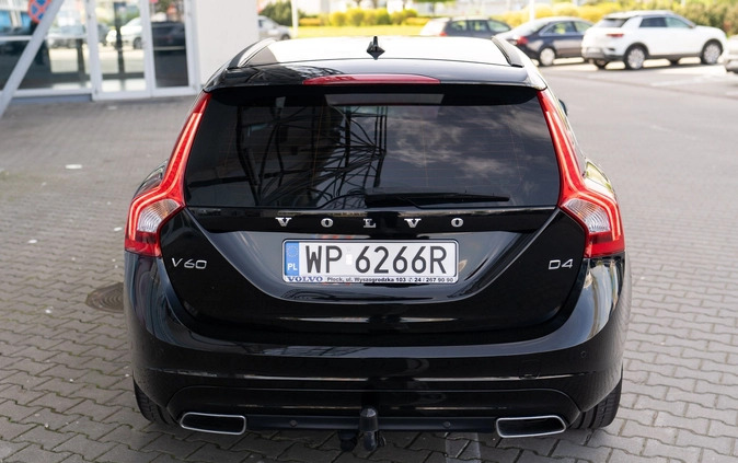 Volvo V60 cena 65900 przebieg: 183000, rok produkcji 2017 z Płock małe 497